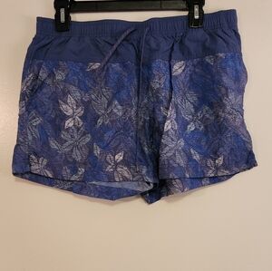 Columbia Red and Blue Patterned Shorts